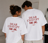 Oversized Unisex Маица „DEAR CHATGPT. ПАК ЈАС.“ | ICONIC77