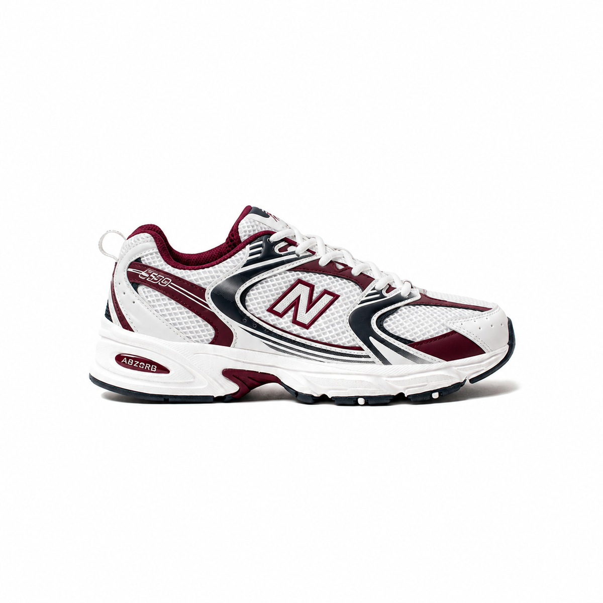 New Balance 530 - White/Maroon Women
